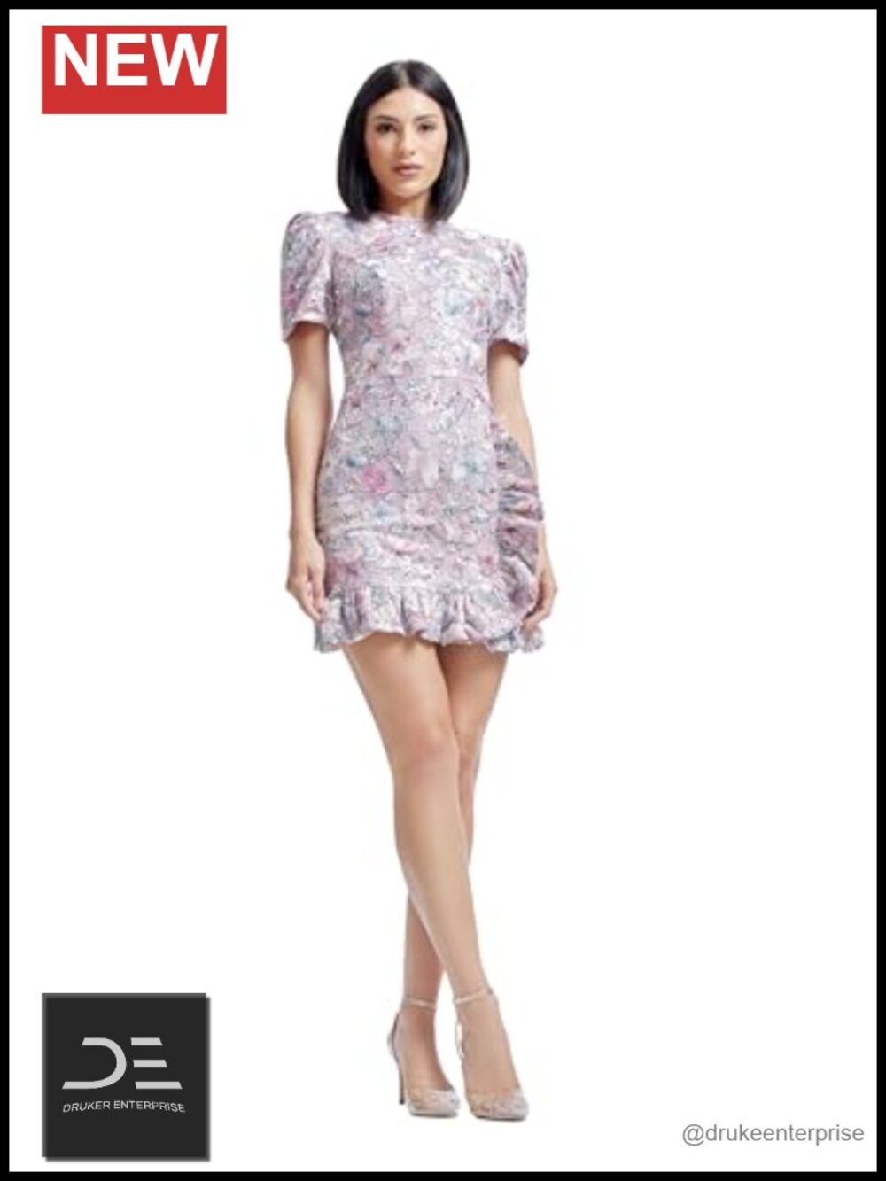 Dress the Population Women's Brittany Bodycon Mini Dress